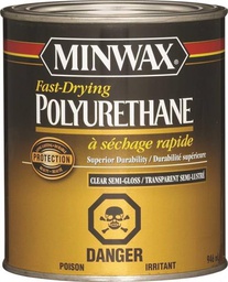 [10053530] MINWAX POLYURETHANE CLEAR SEMI-GLOSS 946ML