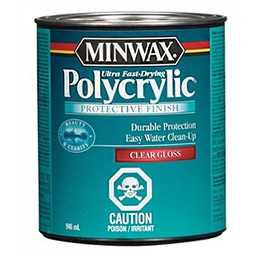 [10053546] MINWAX POLYCRYLIC CLEAR GLOSS WATER BASED 946ML