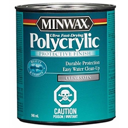 [10053548] MINWAX POLYCRYLIC, SATIN, CLEAR WATER BASED 946ML