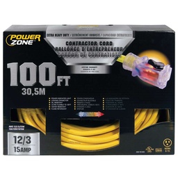 [10055284] POWERZONE CONTRACTOR CORD 100' 12/3 PRO SJTOW