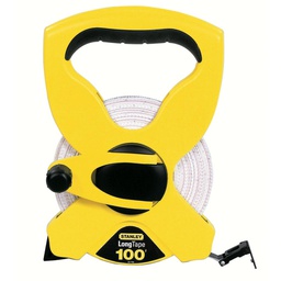 [10056256] STANLEY MEASURING TAPE LONG OPEN REEL 100FT FIBERGLASS 34-790