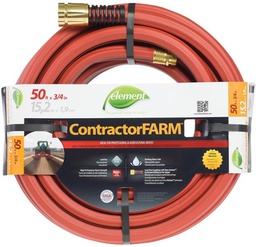 [10058470] ELEMENT WATER HOSE 50' CONTRACTOR FARM 3/4&quot;D RED ELCF34050