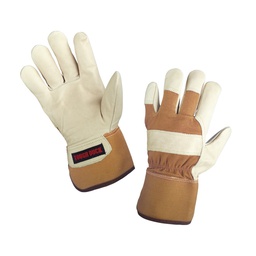 [10058960] TOUGH DUCK PALM LINED GRAIN GLOVE BROWN LRG