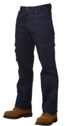 [10059022] TOUGH DUCK STRETCH CARGO PANT BLACK 38W/30