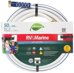 [10060966] ELEMENT WATER HOSE 50' MARINE/RV 5/8&quot;D WHITE MRV58050