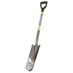 [10063056] VULCAN SHOVEL DRAIN SPADE 6&quot;x16&quot; STEEL BLADE FIBERGLSS HANDLE 34538