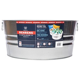 [10063880] BEHRENS TUB GALVANIZED STEEL 17GAL 3GS