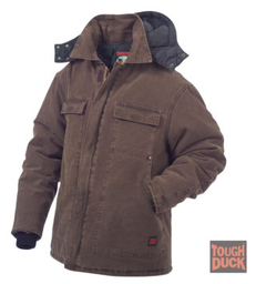 [10064034] DV - TOUGH DUCK WASH PARKA W/HOOD CHESTNUT LRG