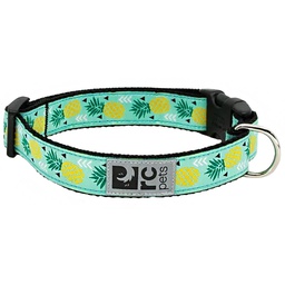 [10064562] DMB - RC PETS CLIP COLLAR LRG 1&quot; PINEAPPLE PARADE