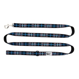 [10064770] DV - RC PET LEASH 3/4&quot;X6' BLK TWILL PLAID