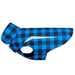 [10064852] DV - RC PET SHASTA COAT 10&quot; BLUE BUFFALO PLAID