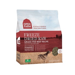 [10065688] OPEN FARM DOG GRASS FED BEEF RECIPE FREEZE DRIED 13.5OZ