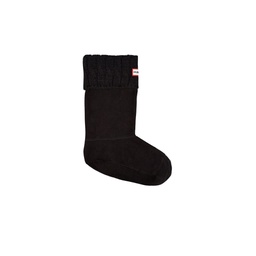 [10070994] DV - DR - HUNTER 10 STITCH CABLE KNIT SHORT SOCK BLACK (M: 5, 6, 7)