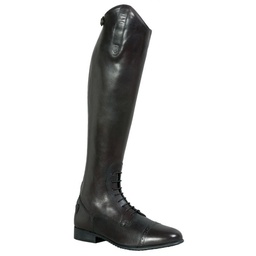 [10072122] DMB - TUSCANY ITALIAN LEATHER FIELD BOOT -BLACK SIZE 7