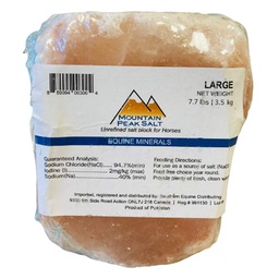 [10074004] MOUNTAIN PEAK HIMALAYAN ROCK SALT ON A ROPE LRG