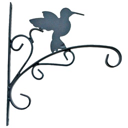 [10074424] LANDSCAPERS SELECT BRACKET HUMMINGBIRD STL BLK 11IN