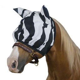 [10074508] DV - ORIEN DELUXE FLY MASK ZEBRA PRINT PONY