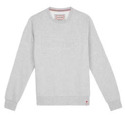 [10074860] DV - HUNTER WOMENS CREW NECK SWEATSHIRT GREY MARL SM