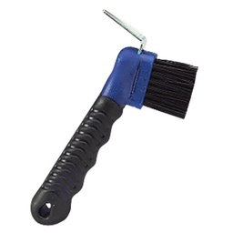 [10076854] DMB - HOOF PICK W/ BRUSH RUBBER GRIP NAVY