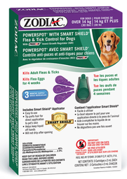 [10079168] DMB - DMB - ZODIAC SMART SHIELD POWER SPOT DOGS OVER 14KG 3 TUBES W/APPLICATOR