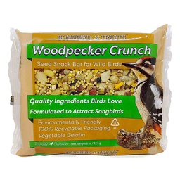 [10079544] WILDLIFE SCIENCE SONGBIRD TREAT WOODPECKER CRUNCH 8OZ