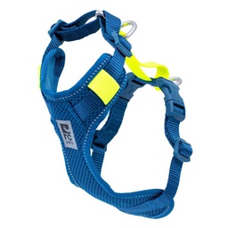 [10079700] RC PETS MOTO CONTROL HARNESS BLUE/TENNIS M