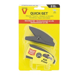 [10079766] VICTOR MOUSE TRAP QUICK SET PLASTIC (2PK) M137B