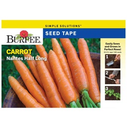 [10081574] BURPEE CARROT- NANTES HALF LONG SEED TAPE