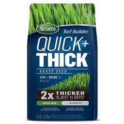 [10081920] SCOTTS TURF BUILDER QUICK + THICK SUN/SHADE GRASS SEED MIX 2.8KG