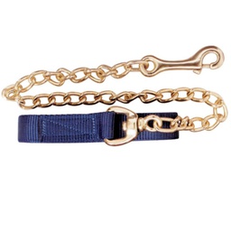 [10081974] GER-RYAN NYLON LEAD 2PLY 8 W/ CHAIN ROYAL BLUE 