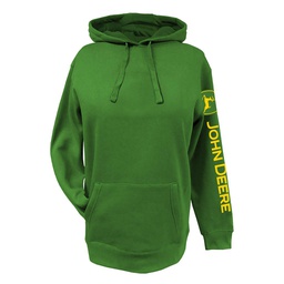 [10082248] DV - JOHN DEERE WOMENS HOODIE GREEN MED