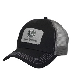 [10082306] JOHN DEERE CAP TACTICAL PATCH W/ BACK MESH BLACK