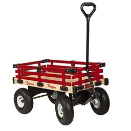 [10082454] DMB - MILLSIDE 16&quot;x34&quot; ALL WOOD EXPRESS WAGON - 4X10 WHEELS