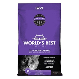 [10083222] WORLD'S BEST CAT LITTER MULTI CAT LAVENDER SCENTED 14LB