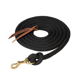 [10083554] GER-RYAN POLY COWBOY LEAD 9' W/BOLT SNAP BLACK