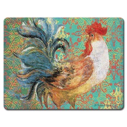 [10084168] DMB - CANDYM FANCY PANTS ROOSTER CUTTNGBRD GLS LRG