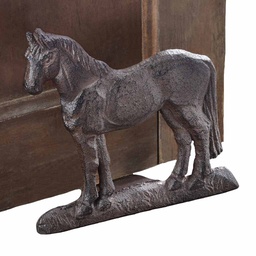 [10084472] DMB - GIFTCRAFT CAST IRON HORSE DOORSTOP