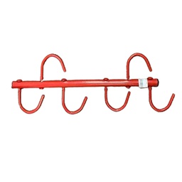 [10085274] GER-RYAN 4 HOOK TACK RACK PORTABLE RED