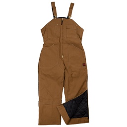 [10086338] TOUGH DUCK MENS INSULATED BIB OVERALL BROWN XL