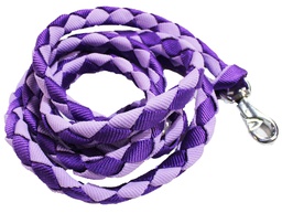 [10087552] GER-RYAN NYLON BRAIDED LEAD ROPE PURPLE 10'