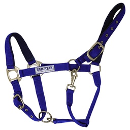 [10087598] GER-RYAN NYLON HALTER PADDED COB BLUE