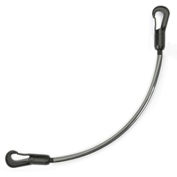 [10087632] SHIRE'S ELASTIC TAIL STRAP 12&quot; BLACK