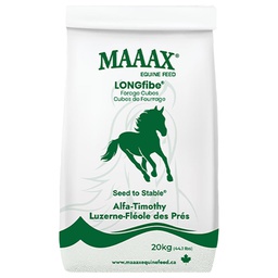 [10087708] MAAAX LONGFIBE ALFALFA-TIMOTHY HAY CUBES 20KG