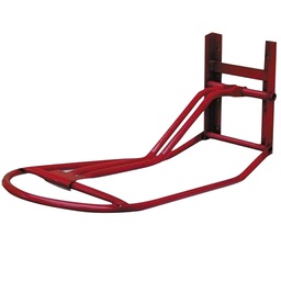 [10087916] SADDLE RACK FOLDING WALL MOUNT RED