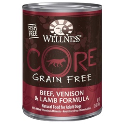 [10088266] DMB - WELLNESS DOG CORE GF BEEF, VENISON &amp; LAMB 12.5OZ