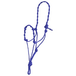 [10089132] GER-RYAN ROPE HALTER TWISTED ROYAL BLUE