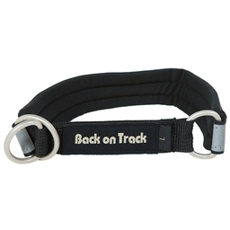 [10089342] BOT DOG COLLAR BLACK/SILVER LRG(47CM)