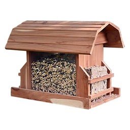 [10089424] PINEBUSH MIXED SEED &amp; SUET BARN STYLE FEEDER