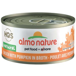 [10089526] DV - ALMO CAT HQS NATURAL CHICKEN W PUMPKIN IN BROTH CAN 70G