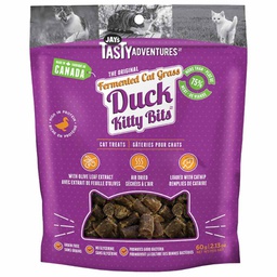 [10089534] DMB - JAYS TASTY ADVENTURES FERMENTED CAT GRASS DUCK CAT TREATS 60GM